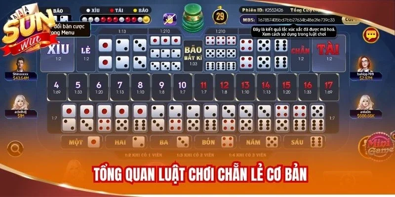 Cách Chơi Chẵn Lẻ Chi Tiết Dành Cho Các Hội Viên Mới 2 Tổng quan luật chơi chẵn lẻ cơ bản